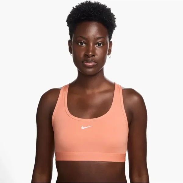 Brassière Femme W NK SWSH LGT SPT BRA Abricot