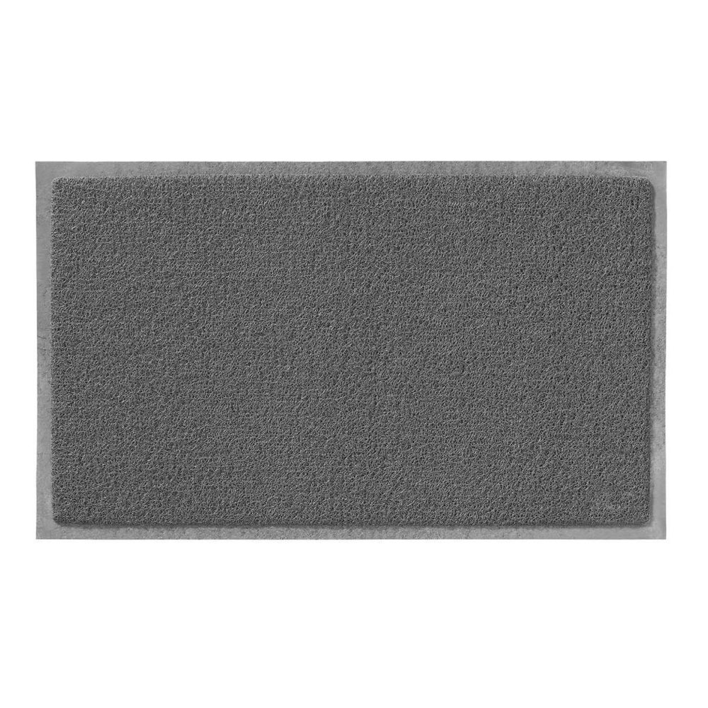 Douceur d'Intérieur Tapis d'entrée spaghetti yoni 45x75cm gris