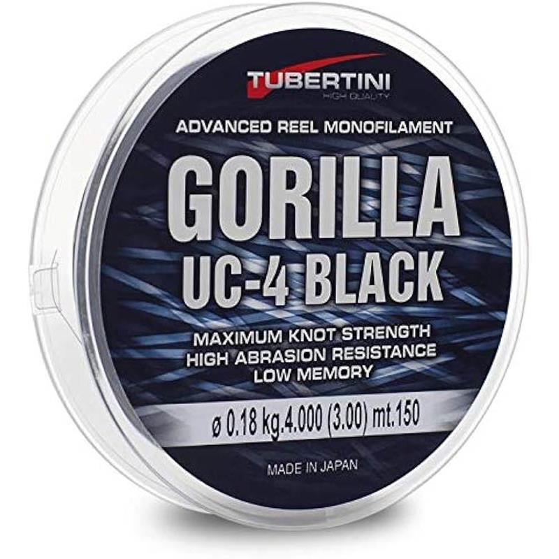 Nylon Tubertini Gorilla UC-4 Black – 150M / 12/100 / 1.52 / 150
