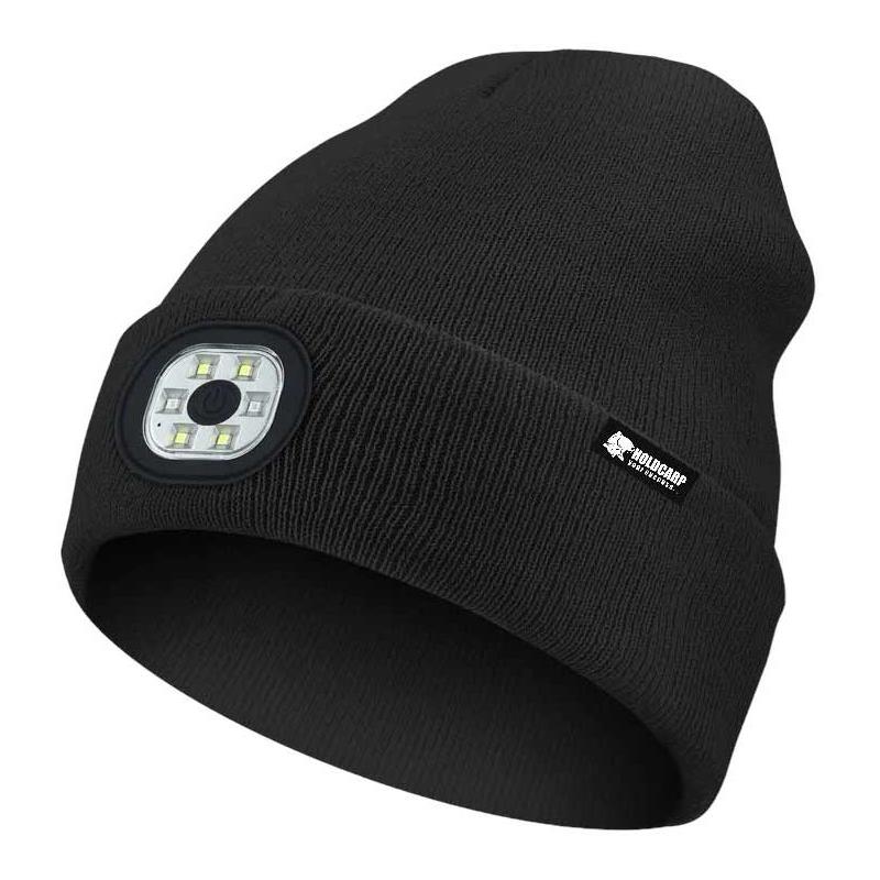 Bonnet Holdcarp LED Light Beanie – Noir · Noir · Unique