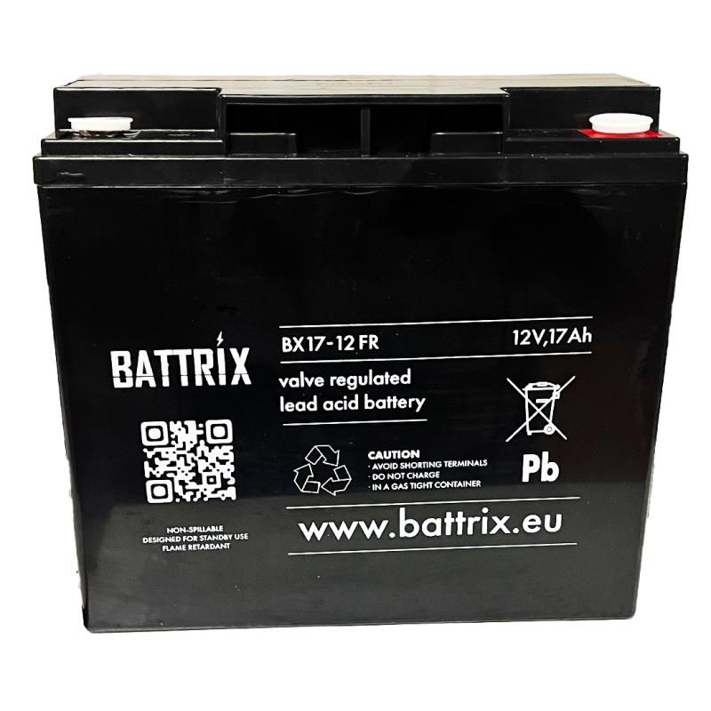 Étanche Battrix 12V 17AH pour Sondeur | Batterie