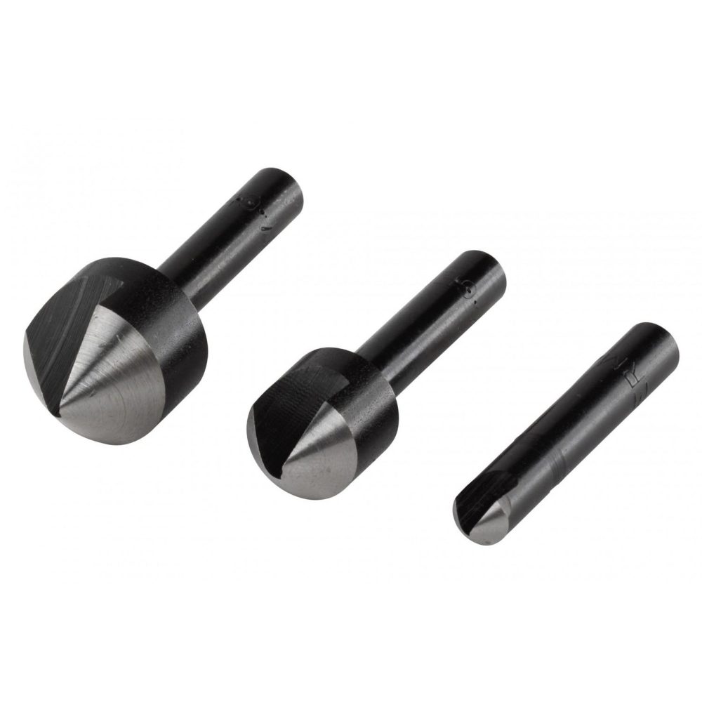 WOLFCRAFT Lot de 3 fraises tige Diam.6/12/16 mm WOLFCRAFT