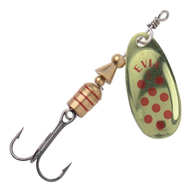 Cuiller Tournante Evia Dotty Mod 11 – Or Points Rouges / Or-Rouge / N°1 / 1 / 3