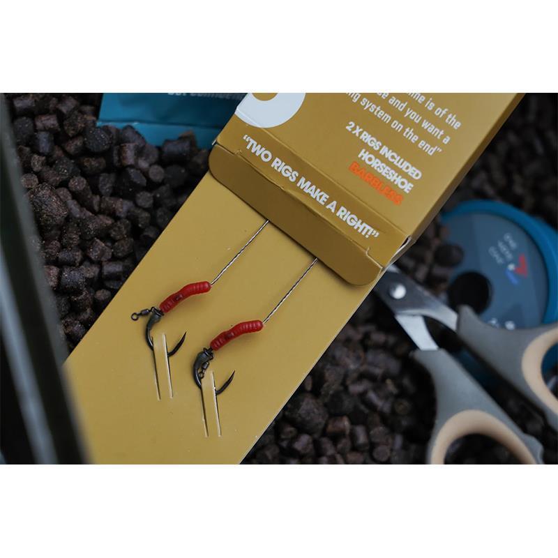 Complet One More Cast Meta Terminal Tackle ALL-IN-1 Rig Braid Solid Bag Barbless – Montage – 2 · N°4