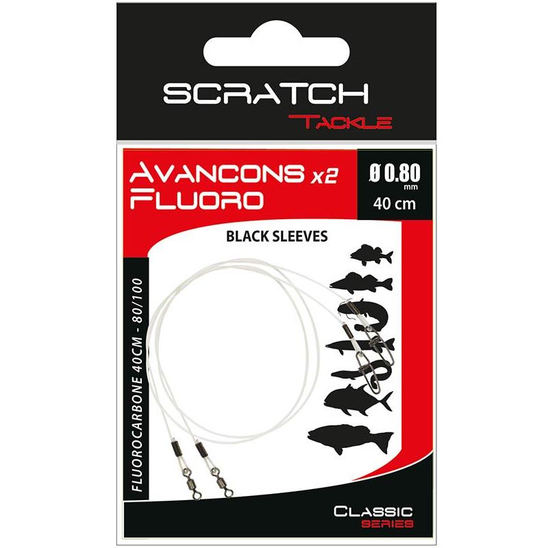 Avançon Scratch Tackle Fluoro – 2 / 25/100
