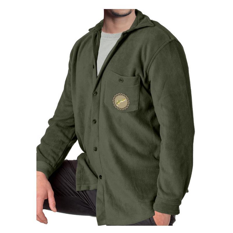 Chemise Manches Longues Homme Bartavel Portland Truite Micropolaire – Kaki / Kaki / XXXL