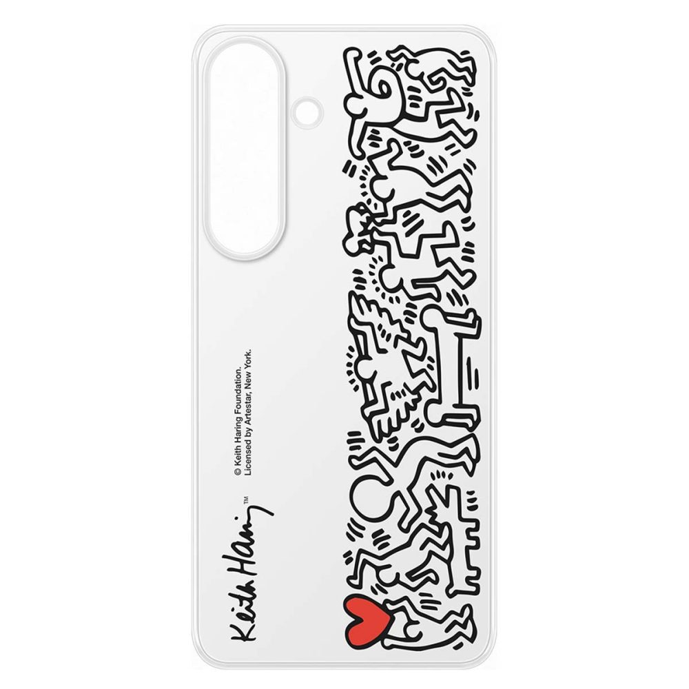 Samsung Coque Flip NFC pour Galaxy S25 Fond Écran Dynamique Personnalisable Blanc