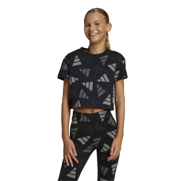 T-shirt Fille JG CLBRTN TEE Noir