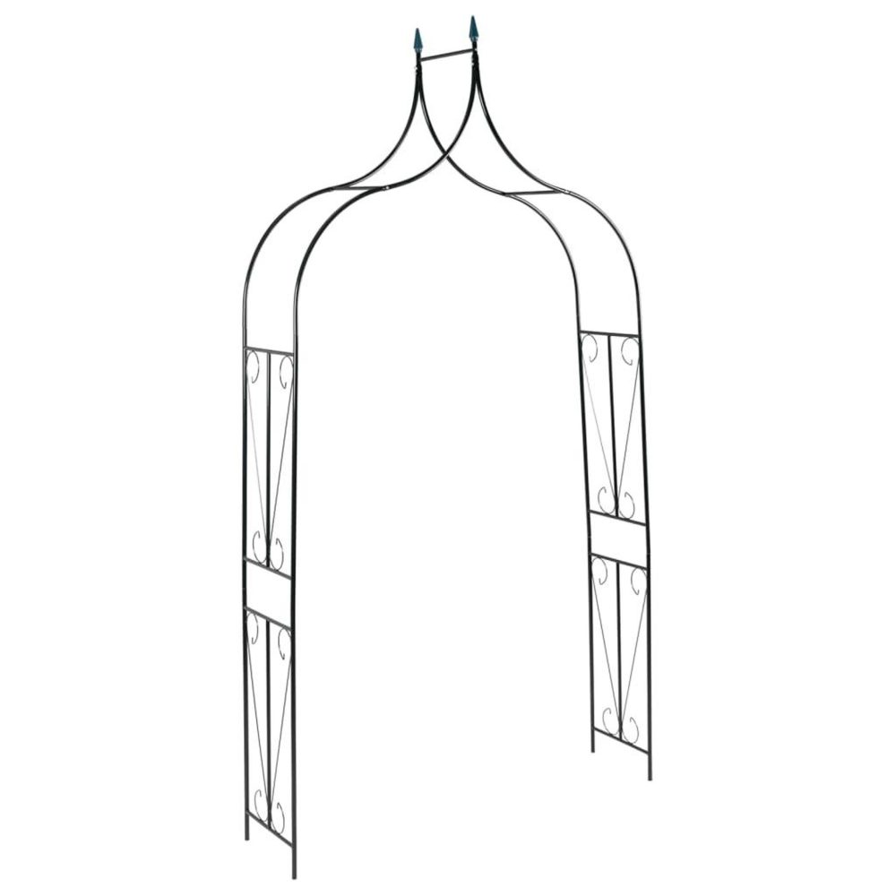 VIDAXL Voute de jardin vert fonce 142x37x275 cm fer
