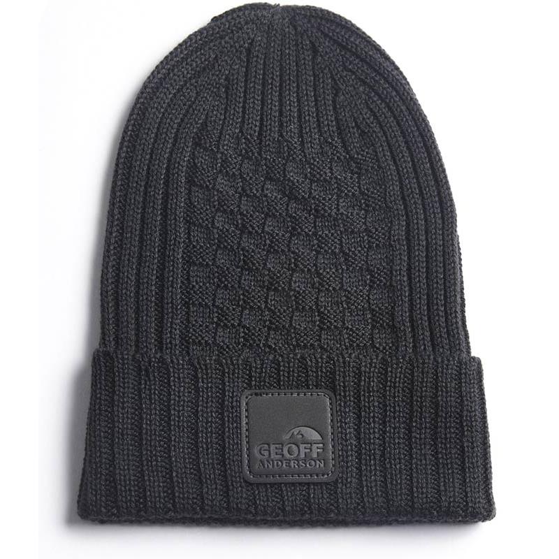 Bonnet Homme Geoff Anderson Wizwool Ulf Beanie – Noir · Unique