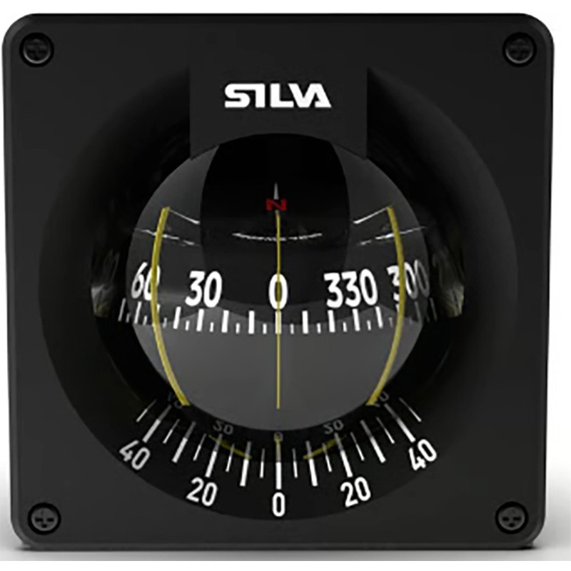 Compas Silva 100B/H Pacific pour Montage Cloison, Clinomètre et Éclairage 12V – 12.5 X 12.5