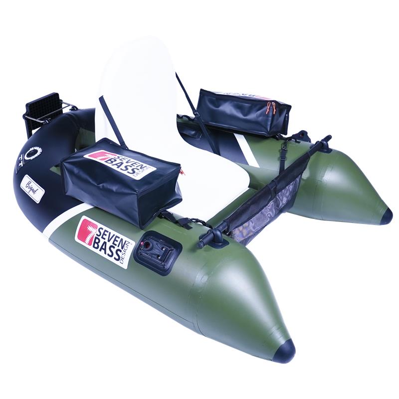 Seven Bass Brigad KAKI-BLACK | Float Tube – 11.2 / 120 / 180 / 170 / 4