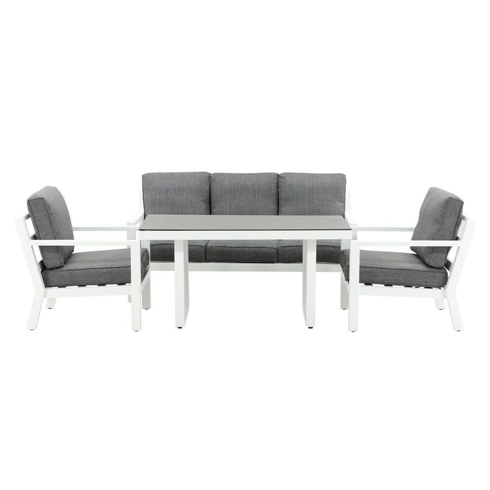 Paris Prix Salon de jardin barcelona 171cm blanc