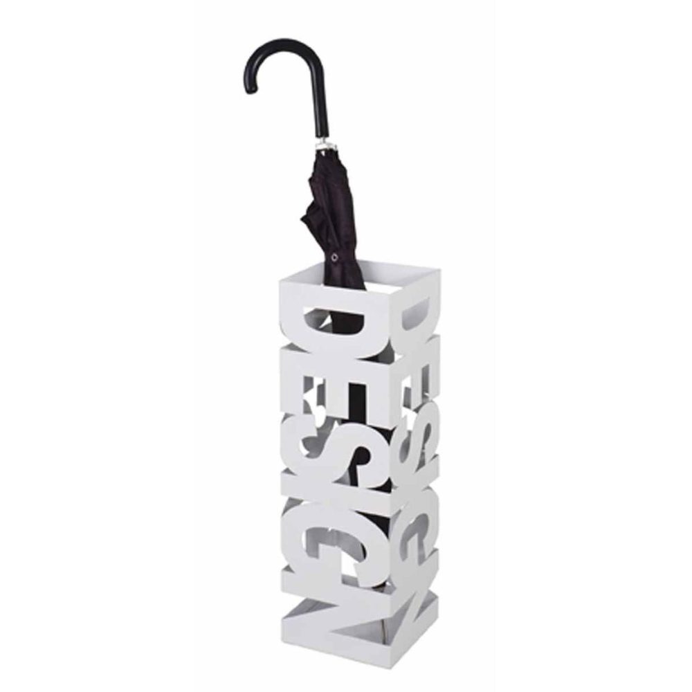 Paris Prix Porte-parapluie design laqué i 48cm blanc