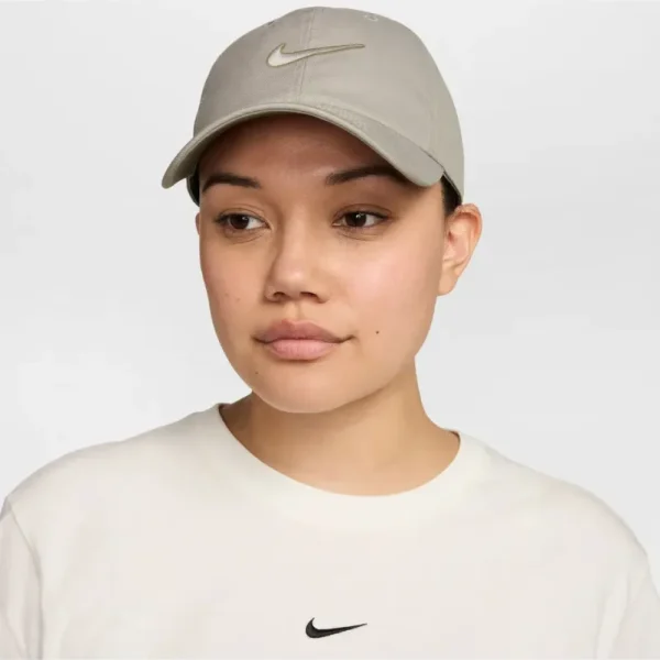 Casquette Unisexe U NK CLUB CAP U CB SWSH L Beige
