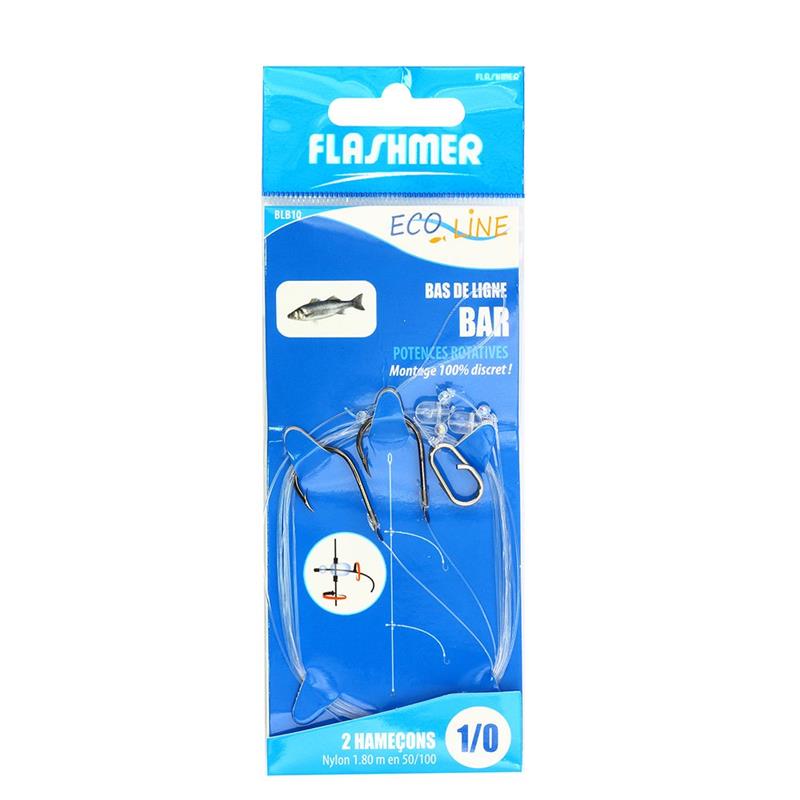 Bas de Ligne Flashmer Ecoline Bar – 50/100 / N°2 / 1.8 / 2