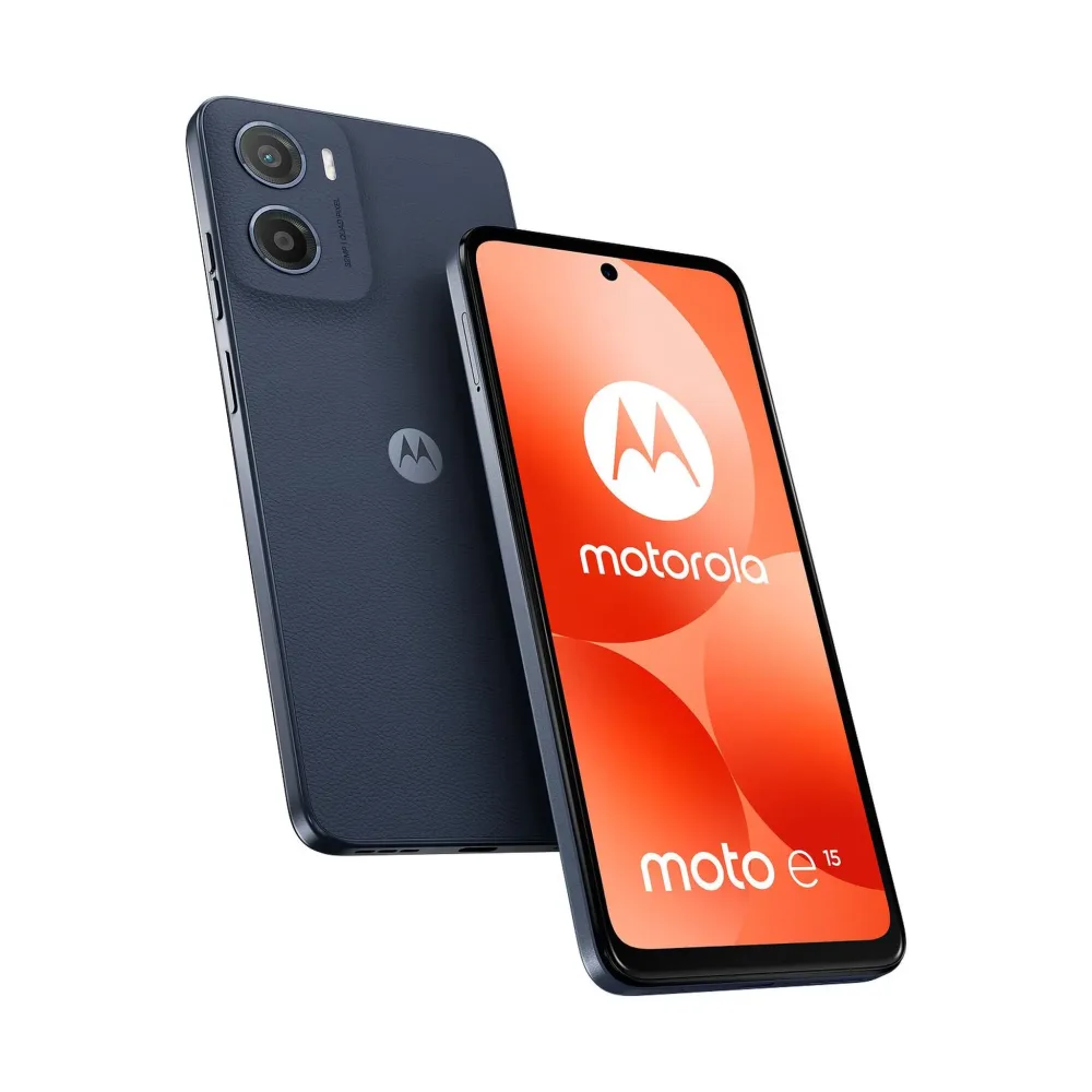MOTOROLA E15 2GO de RAM 64Go - Bleu Denim
