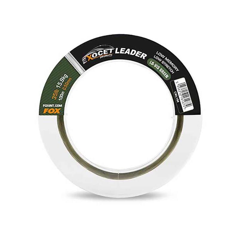 Tête de Ligne Fox Exocet Pro Leader – 50/100 / 15.9 / 100 / 35