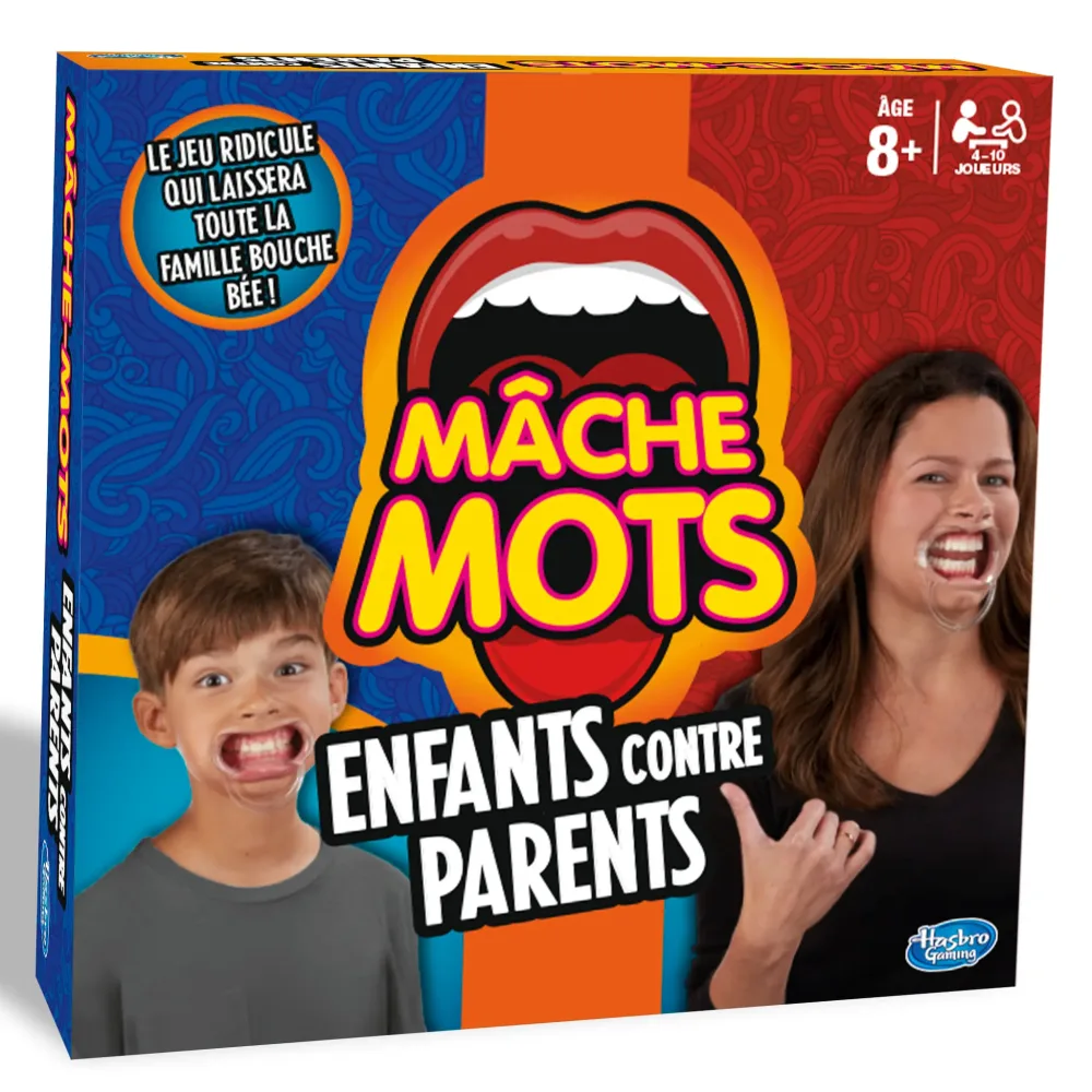 HASBRO Jeu Mache Mots - Enfants contre Parents