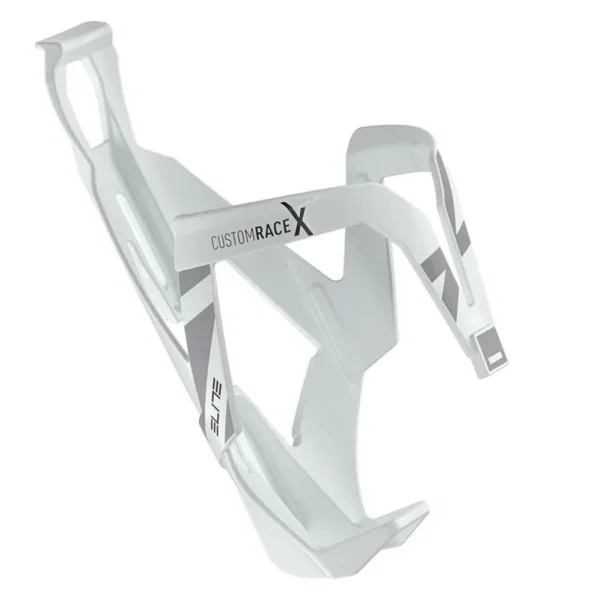 Porte-bidon CUSTOM RACE X Blanc Brillant/Gris