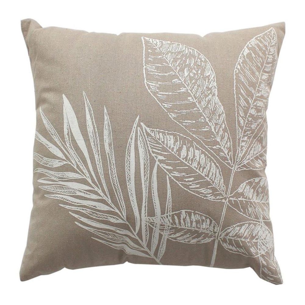 ENJOY HOME Coussin déco à motifs natura 40x40cm naturel & écru